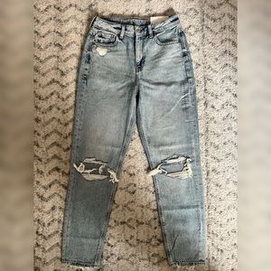 American Eagle Mom Jeans High Rise size 4 Long